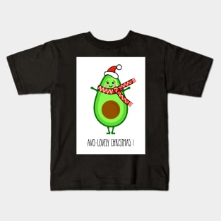 Avocado Christmas Illustration Kids T-Shirt